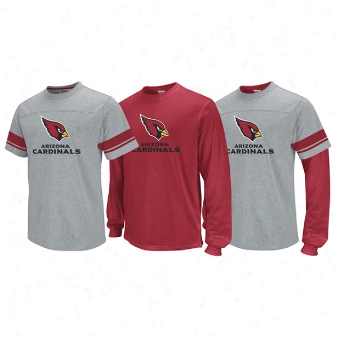 Arizona Cardinals Kid's 4-7 Option 3-in-1 T-shirt Combo Pack