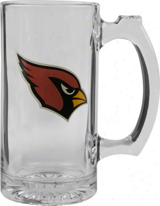 Arizona Cardinals Logo Glass Tankard