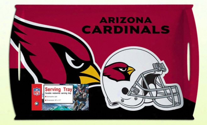 Arizona Cardinals Melamine Serving Small trough