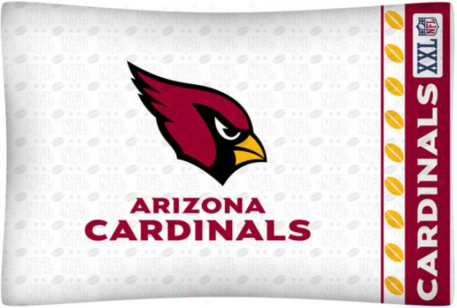 Arizona Cardinals Micro Fiber Logo Pillow Case