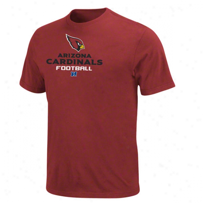 Arizona Cardinals Red Critical Victory V T-shirt