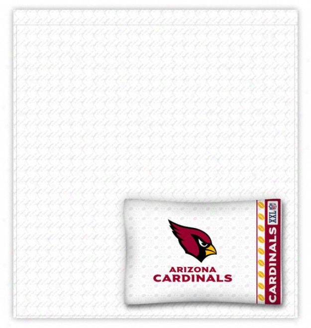 Arizona Cardinals Sheet Set - Twin Bed