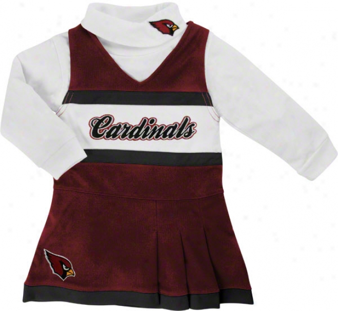 Arizona Cardinals Toddler Jumper And Turtleneck Set