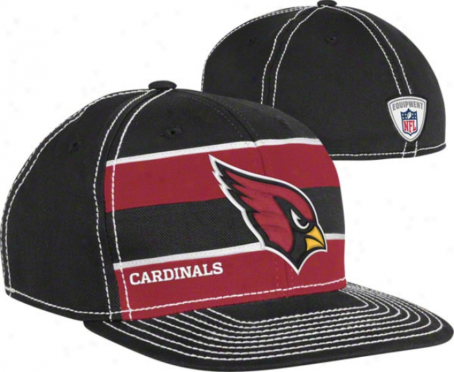 Arizona Cardinals Youth Hat: 2011 Player Sideline Flat Brim Flex Hat