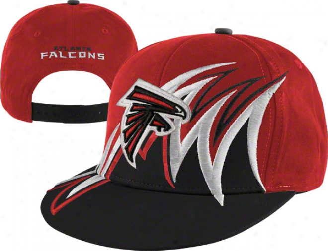 Atlanta Falcons 2 Tone Reverse Slash Snapback Hat