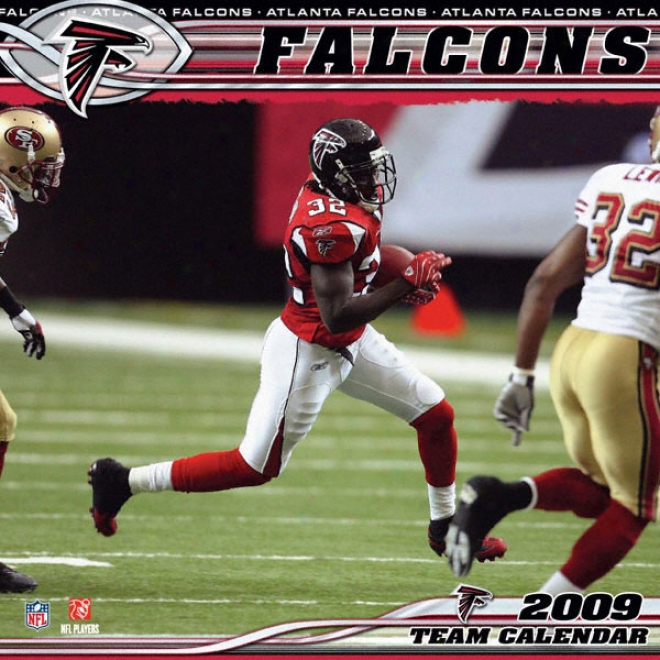 Atlanta Falcons 2009 12&quot X 12&quot Team Wall Calendar