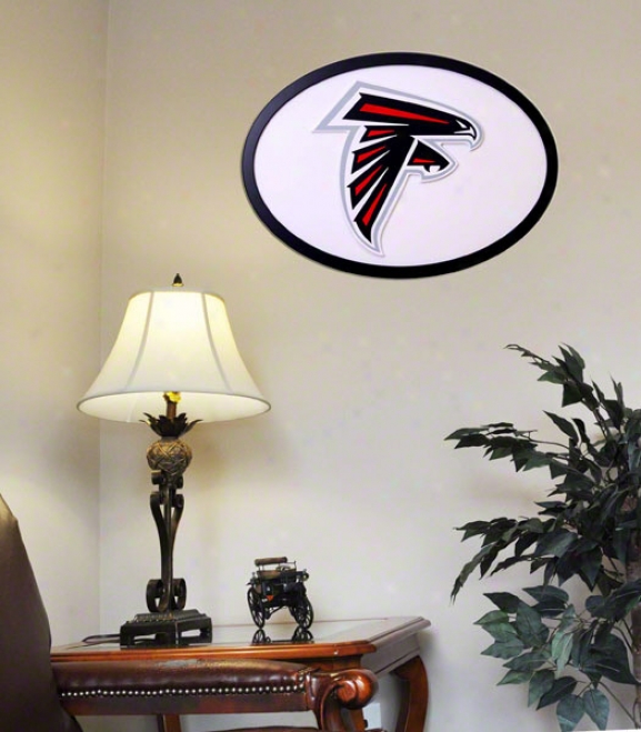 Atlanta Falcons 31 InchL oo Wall Art