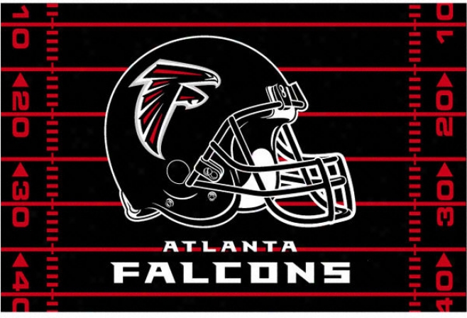 Atlanta Falcons 39x59 Acrylic Tufted Rug