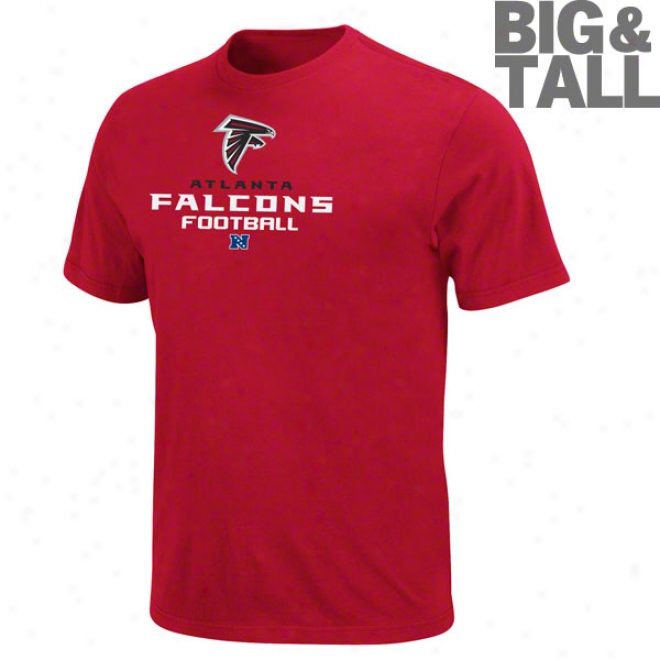 Atlanta Falcons Big & Tall Critical Victory V T-shirt