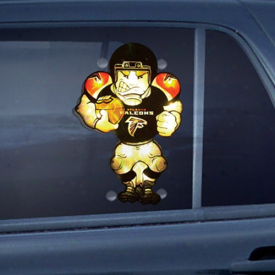 Atlanta Falcons Double Sided Car Window Light-up Player