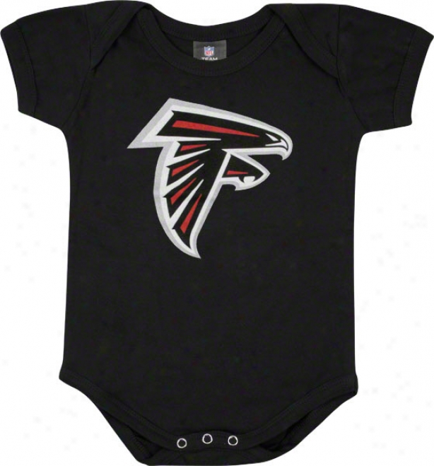 Atlanta Falcons Infant Black Reebok Logo Creeper