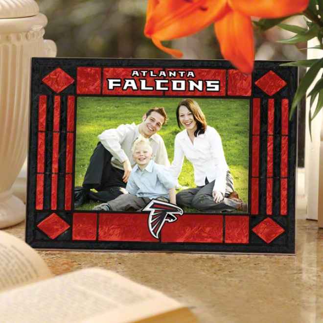 Atlanta Falcons PictureF rame: Horizontal Glass Frame