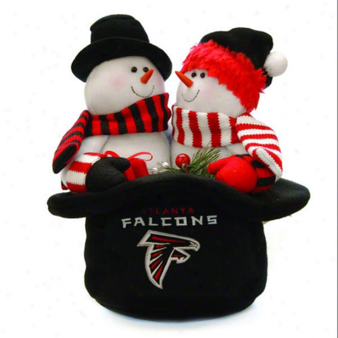 Atlanta Falcons Plush Snowman Top Hat