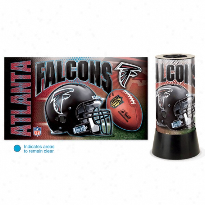 Atlanta Falcons Rotating Lamp