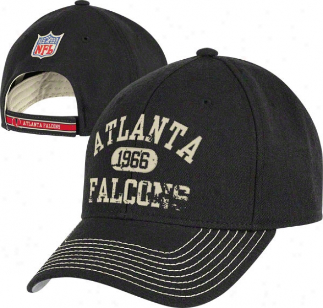 Atlanta Falcons Throwback Hat: Vintage Structured Adjustable Hat