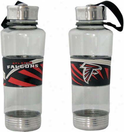 Atlanta Falcojs Water Bottle: 24oz Polycarb Water Bottle