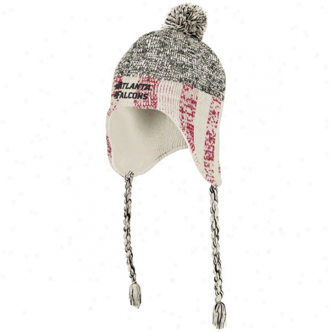 Atlanta Falcons Women's Knit Hat: Lifestyle Tassel Pom Knit Hat