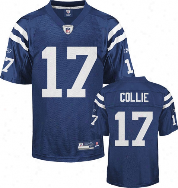 Austin Collie Blue Reebok Nfl Replica Indianapolis Colts Kids 4-7 Jersey