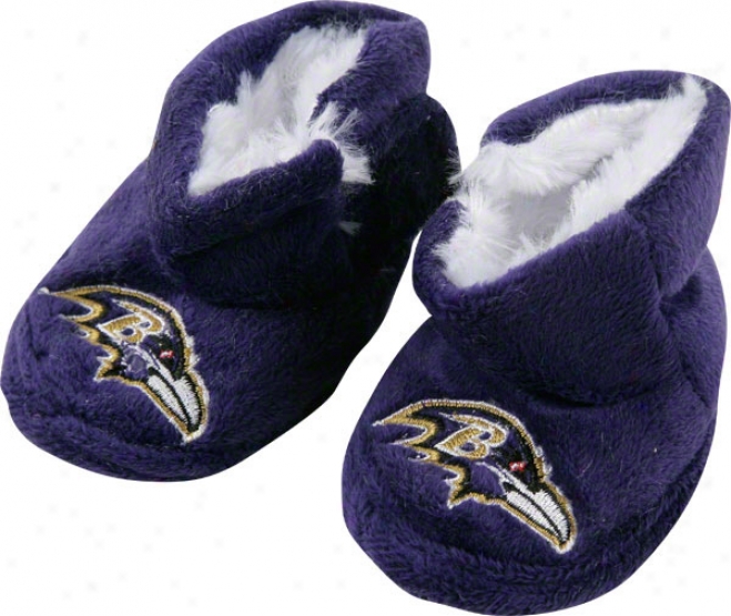 Baltimore Ravens Baby Slipper Boot