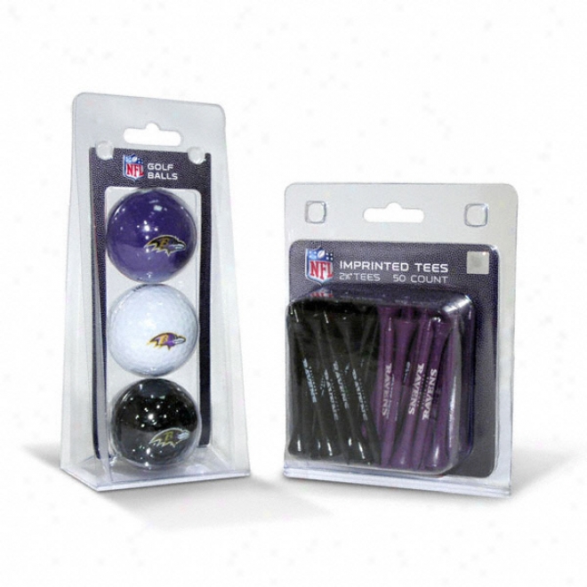 Baltimore Ravens Ball & Tee Set