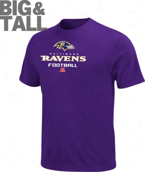 Baltimore Ravens Big & Tall Critical Conquest V T-shirt