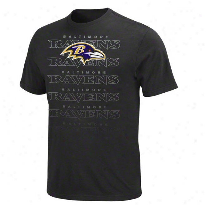 Baltimore Ravens Black All Time Grand Iii T-shirt