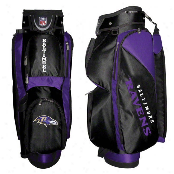 Baltimore Ravens Cart Golf Bag