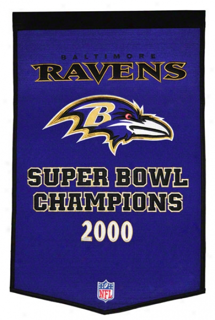 Baltumore Ravens Dynasty Banner