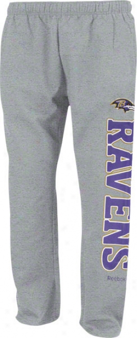 Baltimore Ravens Kids (47) Grey Post Game Flece Pant