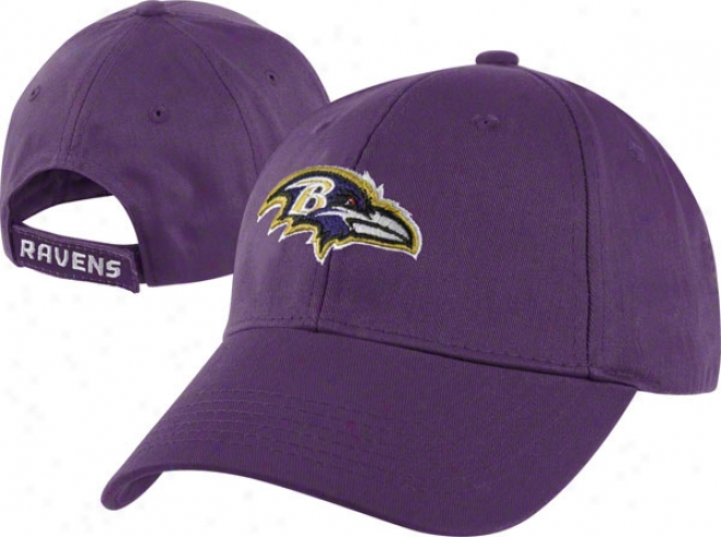 Baltimore Ravens Kid's 4-7 Home Team Adjustable Hat