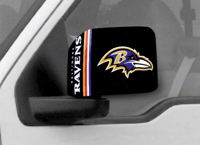 Baltimore Ravens Large Car Mirror Covers