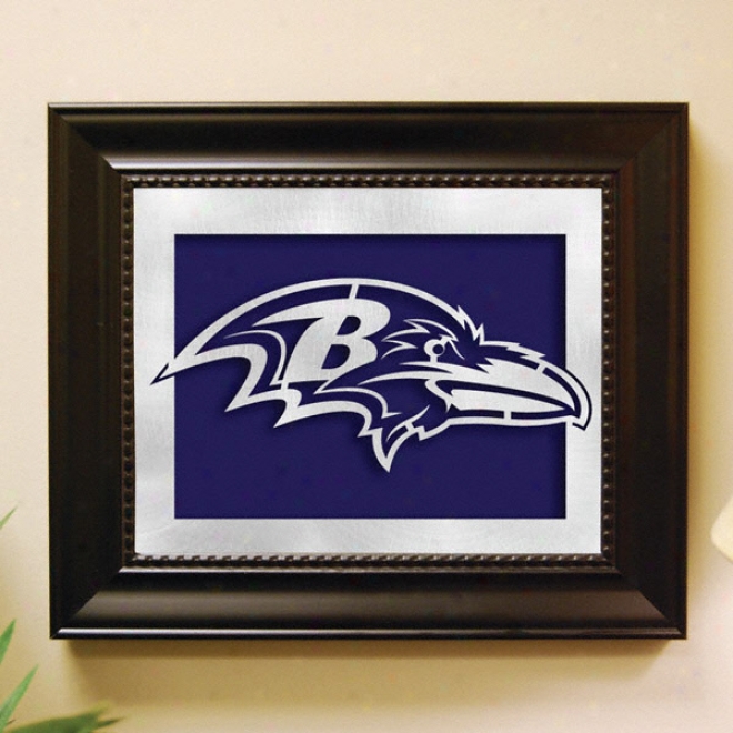 Baltimore Ravens Laser Cut Logo Wall Art