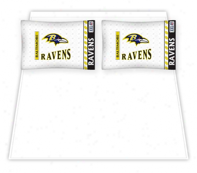 Baltimore Ravens Micro Fiber Full Sheet Set