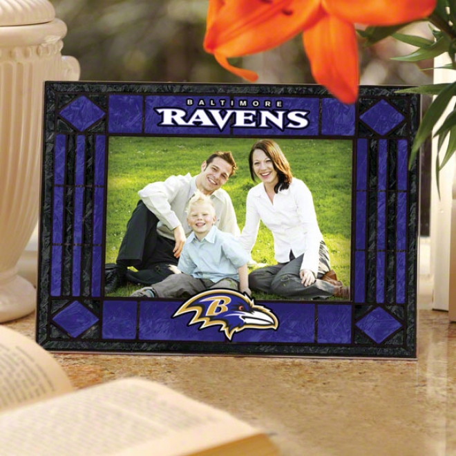 Baltimore Ravens Pictuure Frame: Horizontal Glass Frame