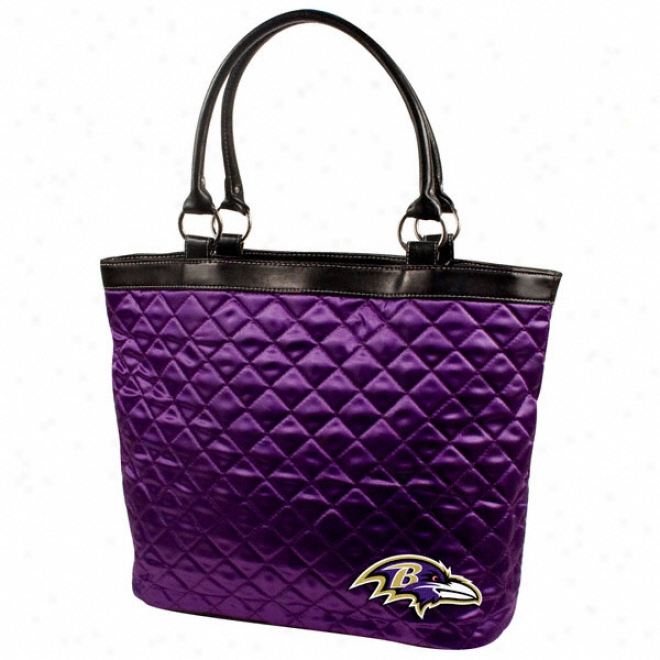 Baltimore Ravens Quilted Tote