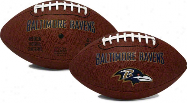 Baltimore Ravens &quotgame Time&quot Full Size Football