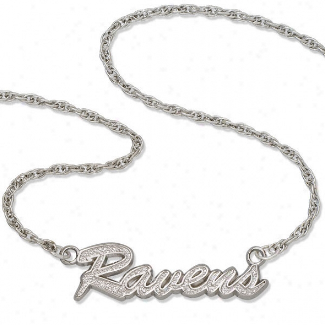 Baltimore Ravens Script Necklace