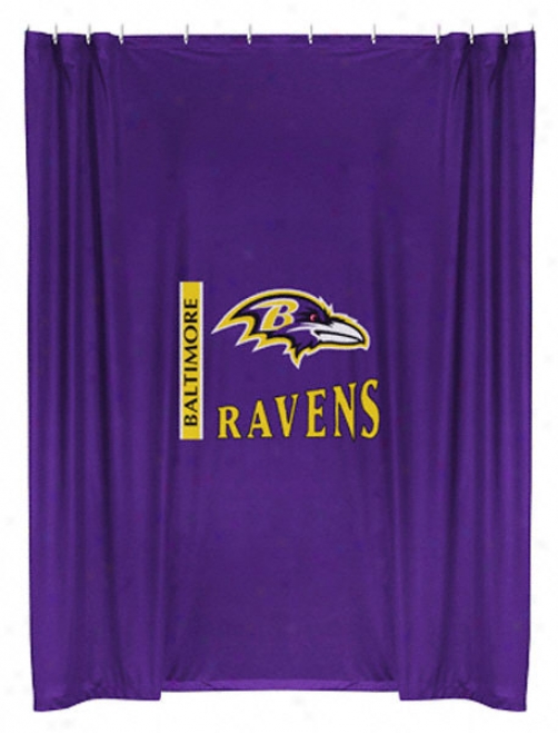 Baltimore Ravens Shower Curtain