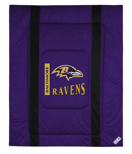 Baltimore Ravens Sidelune Twin Comforter