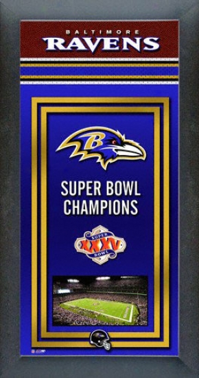 Baltimore Ravens Super Bowl Framed Team Championship Series