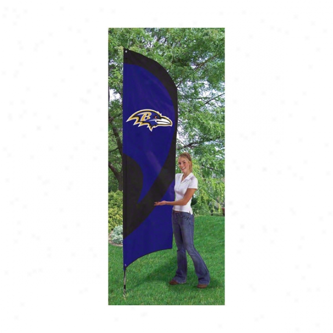 Baltimore Ravens Team Pole Flag