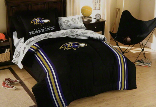 Baltimore Ravens Twin Comforteer Set