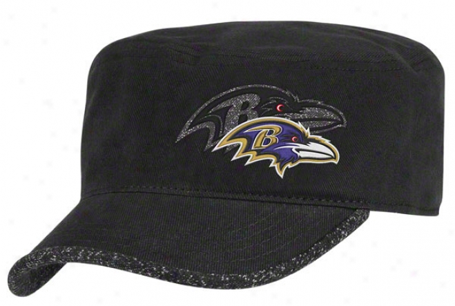 Baltimore Ravens Women's Hat: 2011 2nd Season Player Hook Adjustable Military Cap