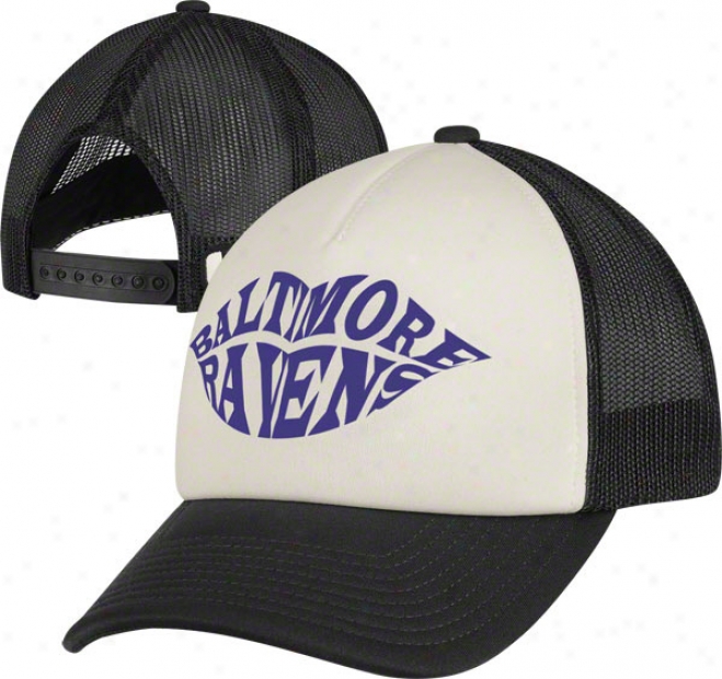 Baltimore Ravens Women's Hat: Foam Trucker Hat