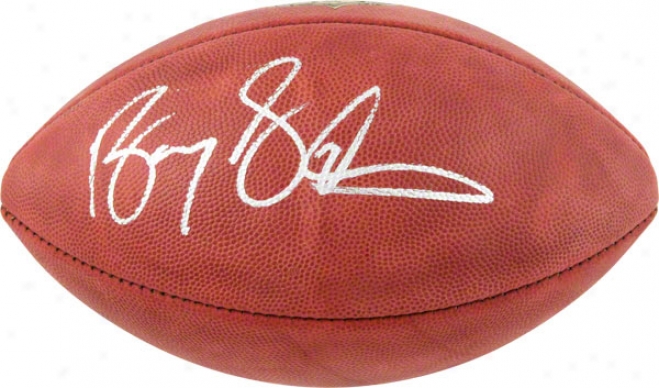 Barry Sanders Autographed Football  Particulars: Duke Football