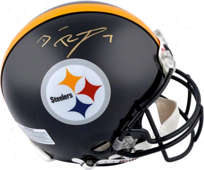 Ben Roethlisberger Autographed Pro-line Helmet  Details: Pittsburgh Steelers, Authentic Riddell Helmet