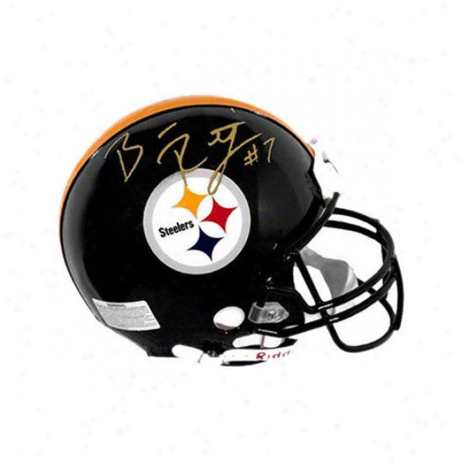 Ben Roethlisberger Pittsburgh Steelers Autographed Authnetic Pro Helmet