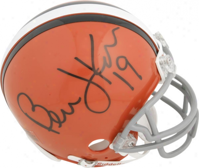 Bernie Kosar Cleveland Browns Autographed Throwback Mini Helmet