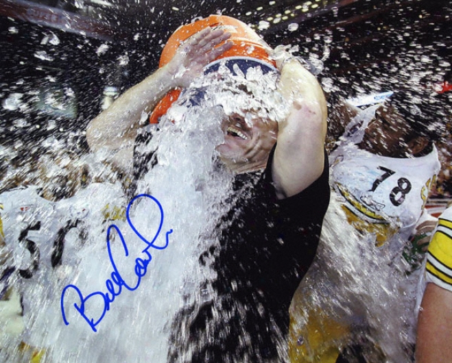 Bill Cowher Pittsburgh Steelers -gatorade- 8x10 Autographed Photograoh