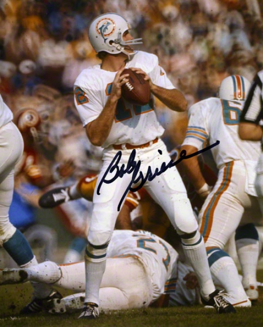 Bob Griese Autographed 8x10 Photograph  Details: Miami Dolphins